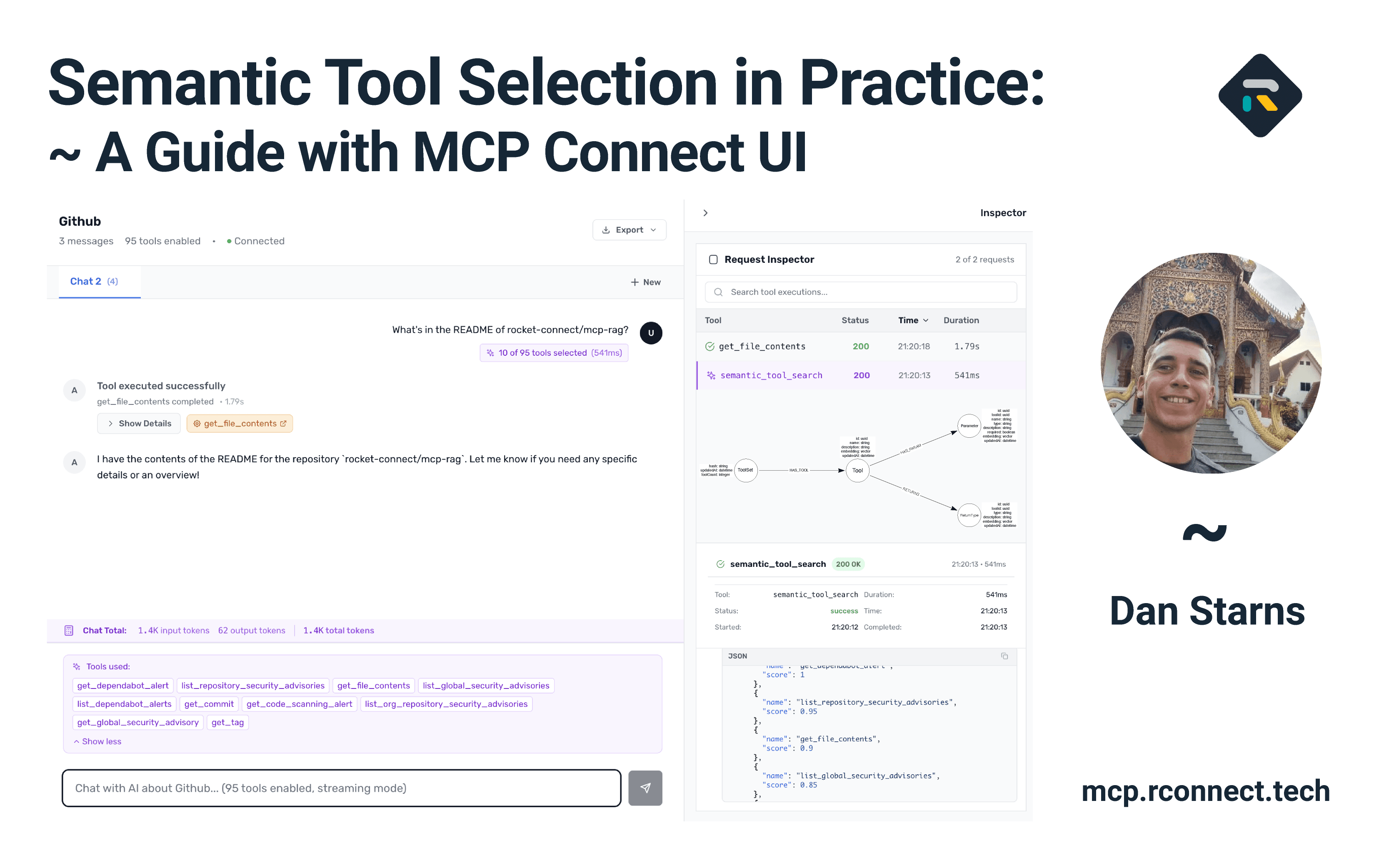 Semantic Tool Selection in Practice: A Step-by-Step Guide with MCP Connect Inspector UI